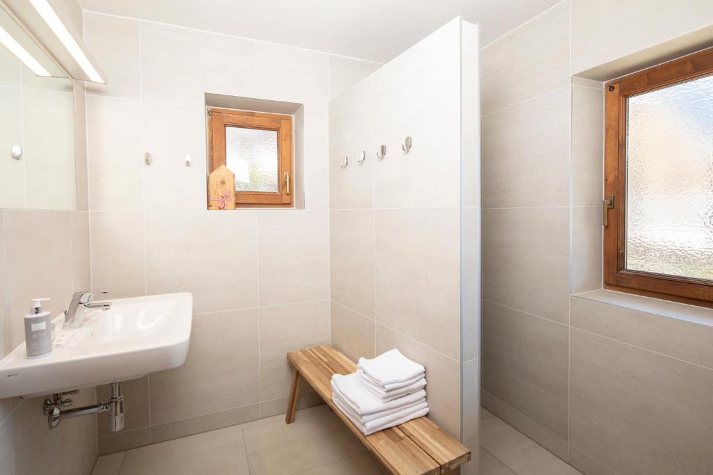 Koupelna v ubytování Hotel Andreas