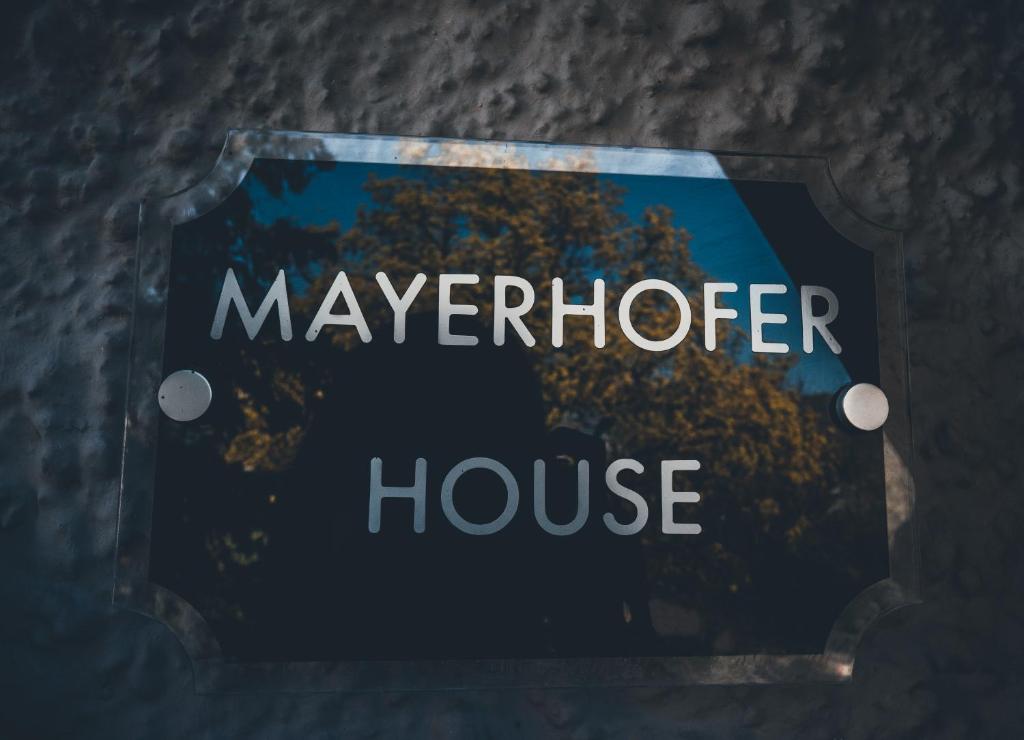 Certifikát, ocenenie alebo iný dokument vystavený v ubytovaní Mayerhofer House