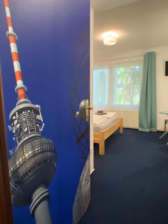 Postel nebo postele na pokoji v ubytování W.I.P. Welt im Park