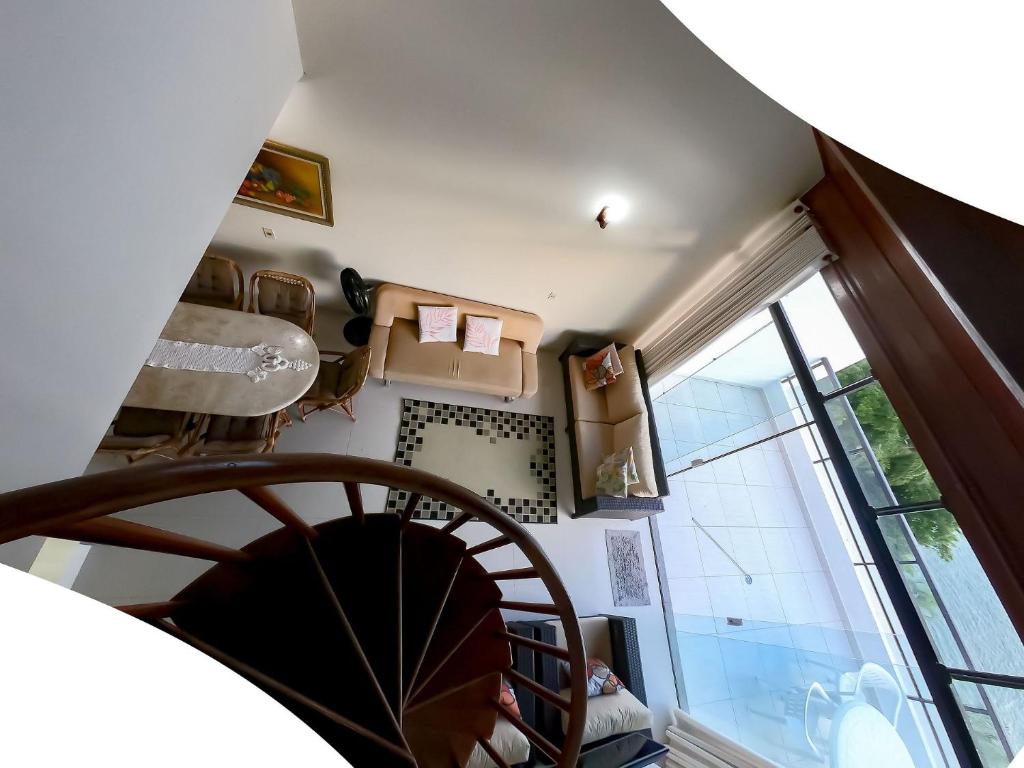  Apartamento pé na areia com linda vista para o mar