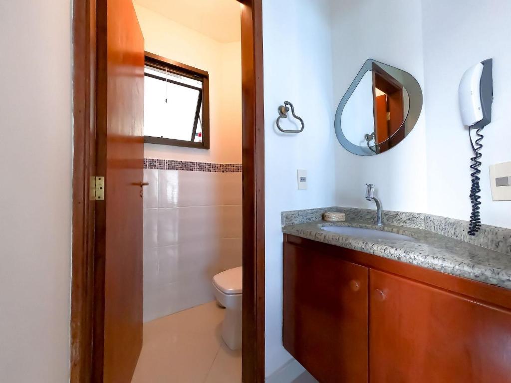  Apartamento pé na areia com linda vista para o mar