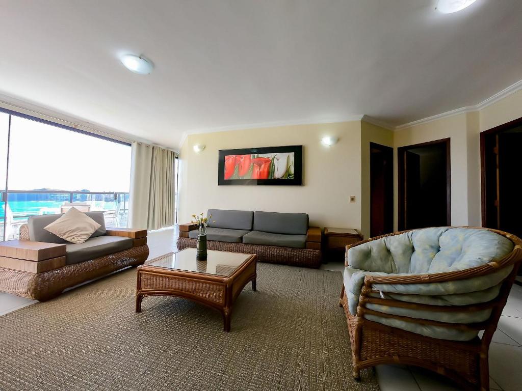  Apartamento pe na areia com vista maravilhosa