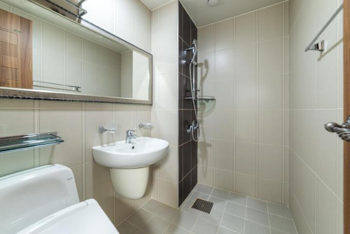 Koupelna v ubytování Residence Hotel Lamia