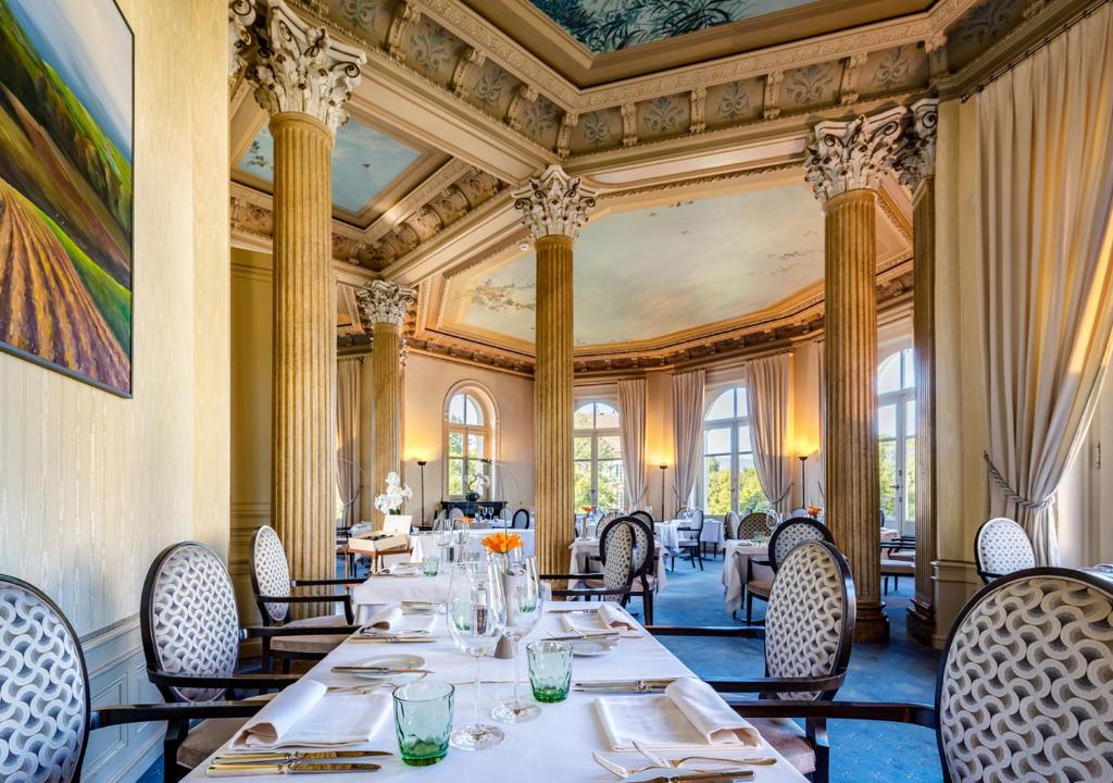 Istumisnurk majutusasutuses Grand Hotel et Centre Thermal d'Yverdon-les-Bains