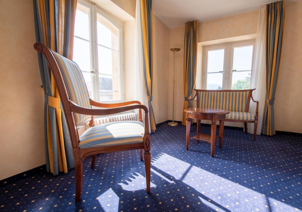 Istumisnurk majutusasutuses Grand Hotel et Centre Thermal d'Yverdon-les-Bains