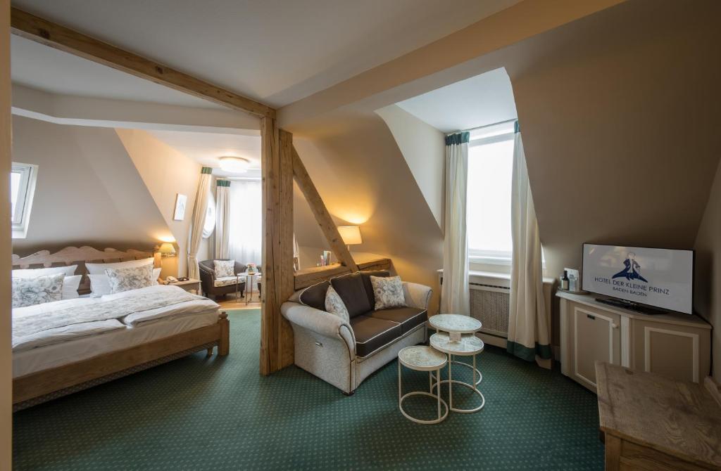 Postel nebo postele na pokoji v ubytování Hotel Der Kleine Prinz