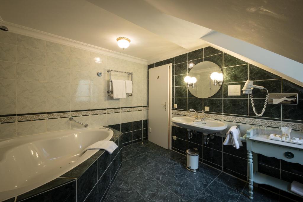 Koupelna v ubytování Hotel Der Kleine Prinz