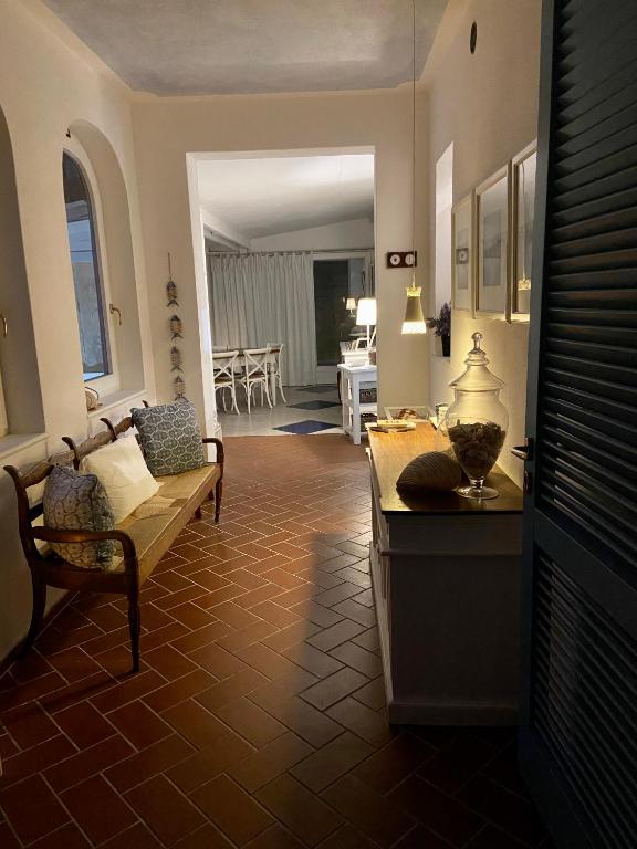 Posezení v ubytování Valle dei Mulini B&B