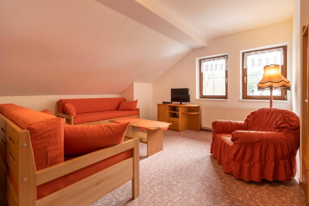 Posezení v ubytování Hotel Karl