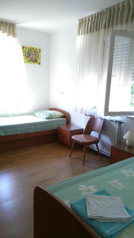 Postel nebo postele na pokoji v ubytování Pansion Margerita