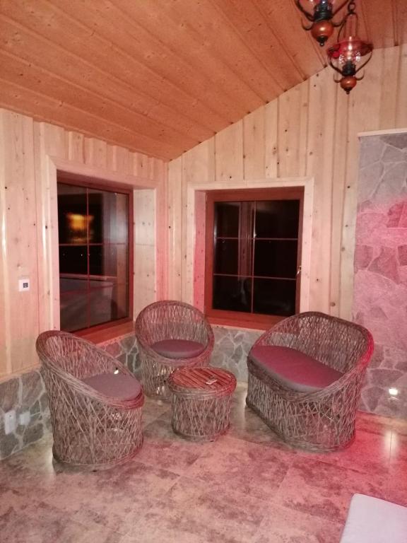 Posezení v ubytování Penzion U Pacošů