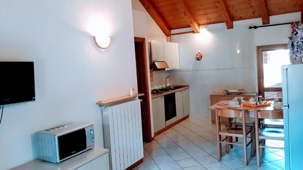 Kuchyň nebo kuchyňský kout v ubytování Casa Bamby