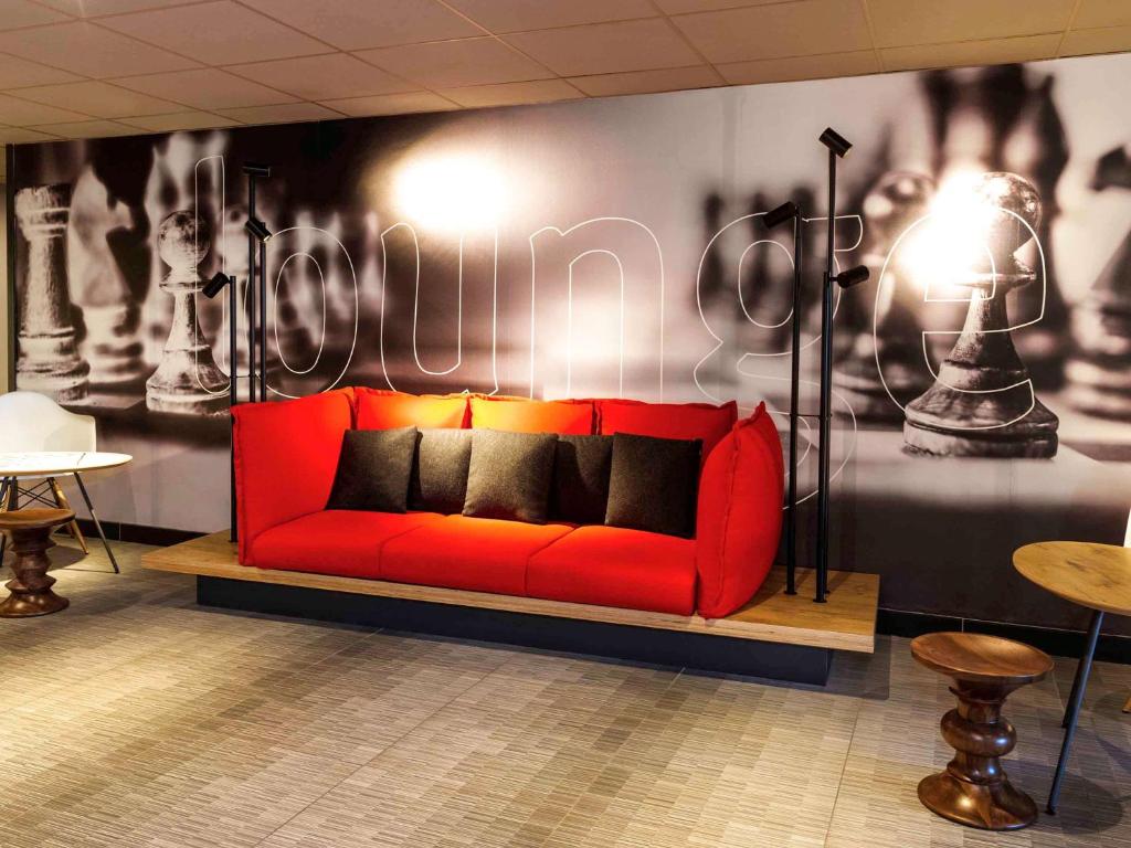 Posezení v ubytování ibis Hotel Brussels Airport