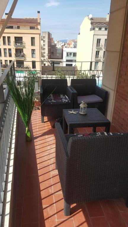 Balkón alebo terasa v ubytovaní Precioso apartamento a menos de 100m de la playa