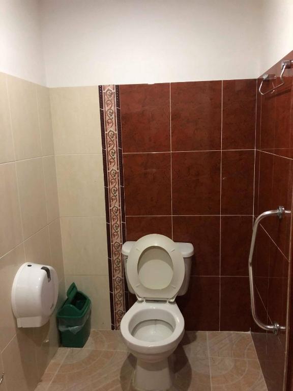 Koupelna v ubytování Hotel Yurupary AMAZONAS