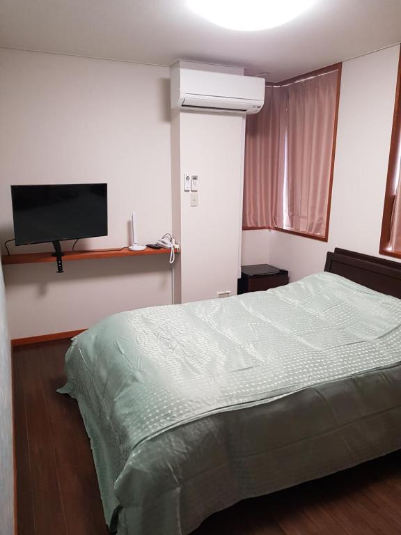 TV a/nebo společenská místnost v ubytování Guesthouse Zink