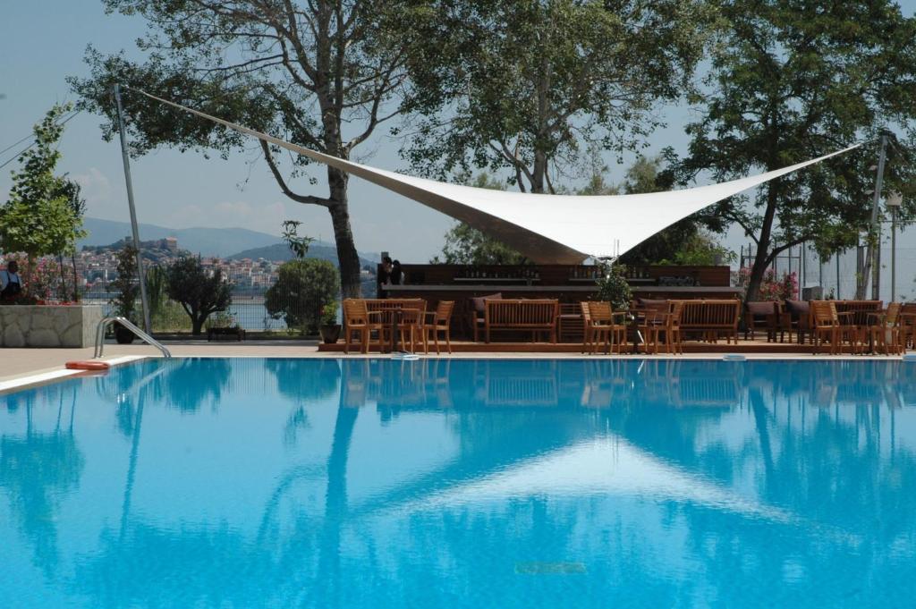 Bazén v ubytování Lucy Hotel nebo v jeho okolí
