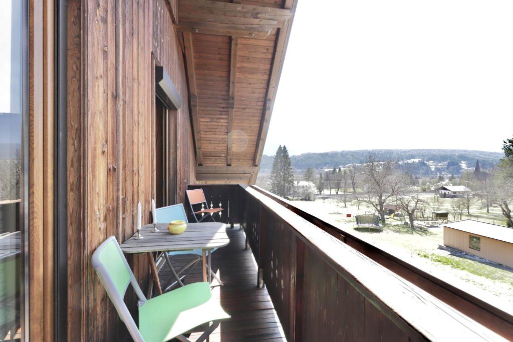 Balkón alebo terasa v ubytovaní Tom's Hütte