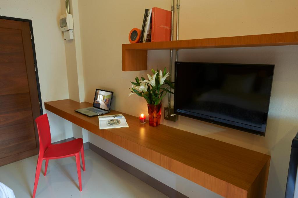 TV a/nebo společenská místnost v ubytování Euanjitt Chill House