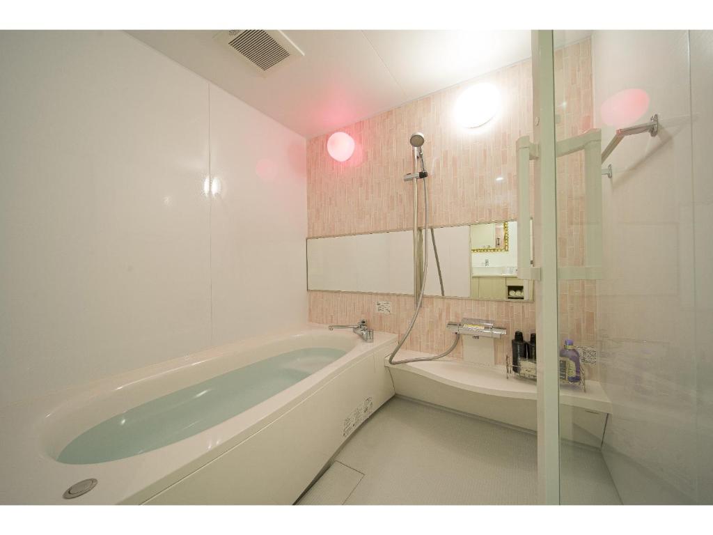 Koupelna v ubytování HOTEL LASCALA