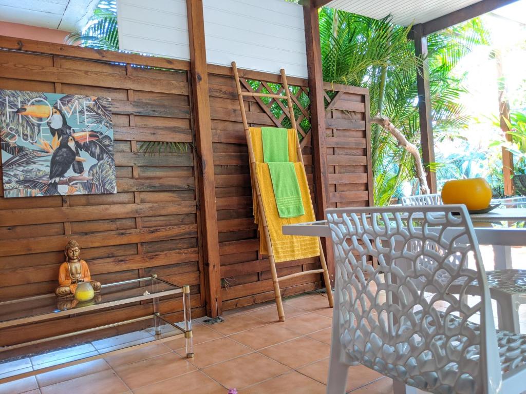 Balkón nebo terasa v ubytování Villa Rosa Karibella