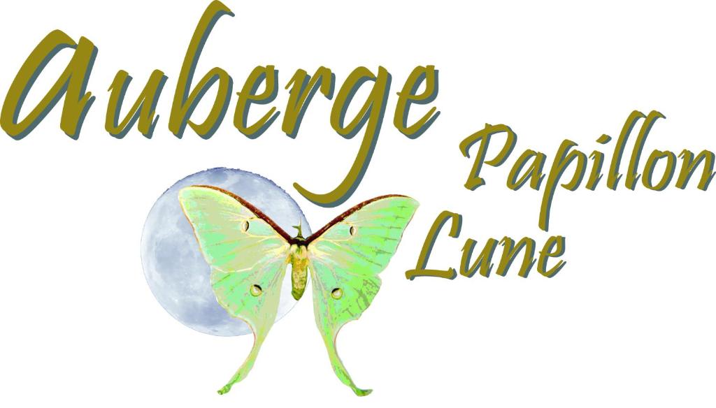 una mariposa y las palabras línea de participación del público en Auberge Papillon Lune, en Richmond