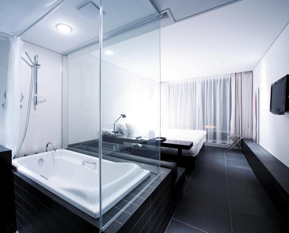 Koupelna v ubytování Grand Mercure Ambassador Changwon