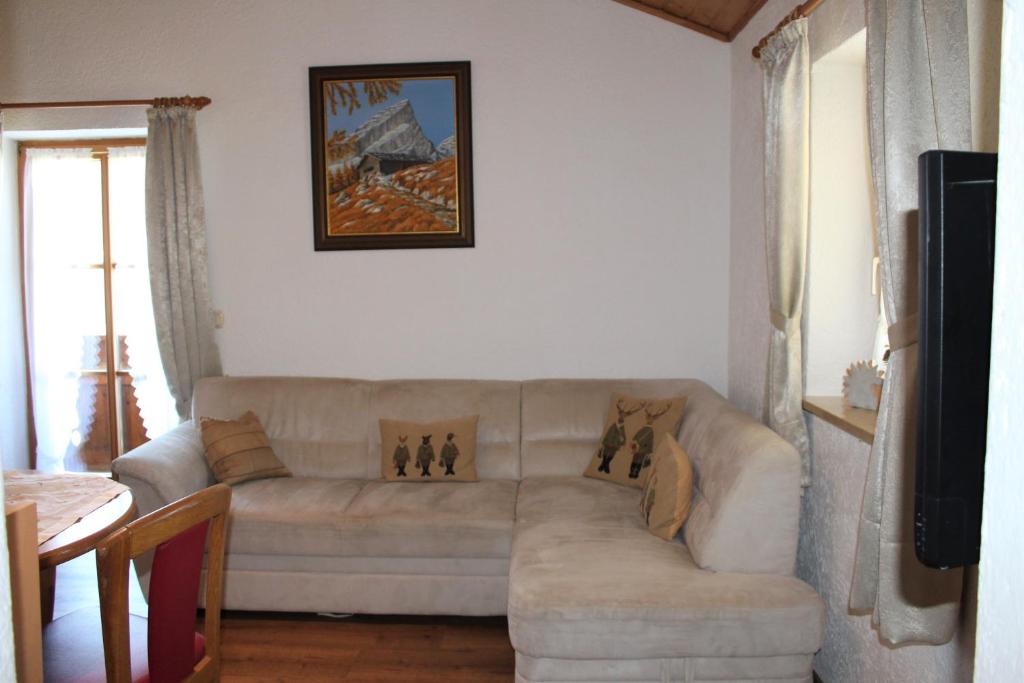 Posezení v ubytování Ferienwohnung Lenz