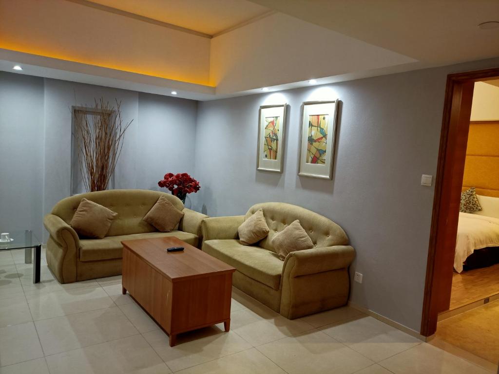 Posezení v ubytování Dongguan Well Garden Hotel