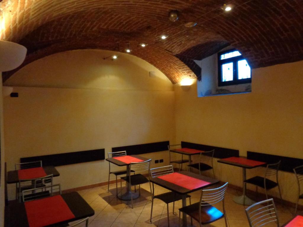Restaurace v ubytování Albergo Salerno