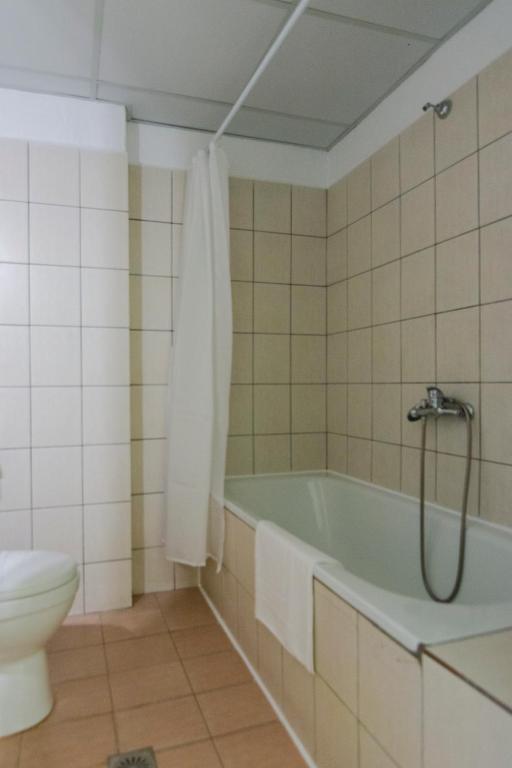 Koupelna v ubytování Pravi Hotel