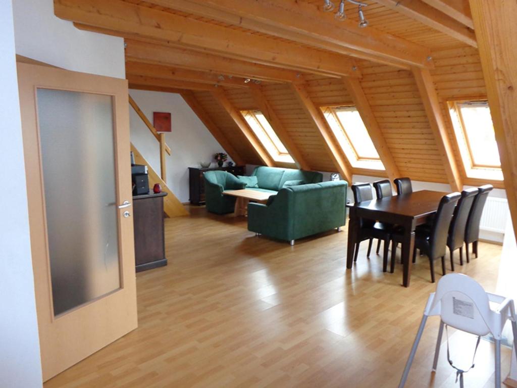 Posezení v ubytování Lipno Lake Apartment