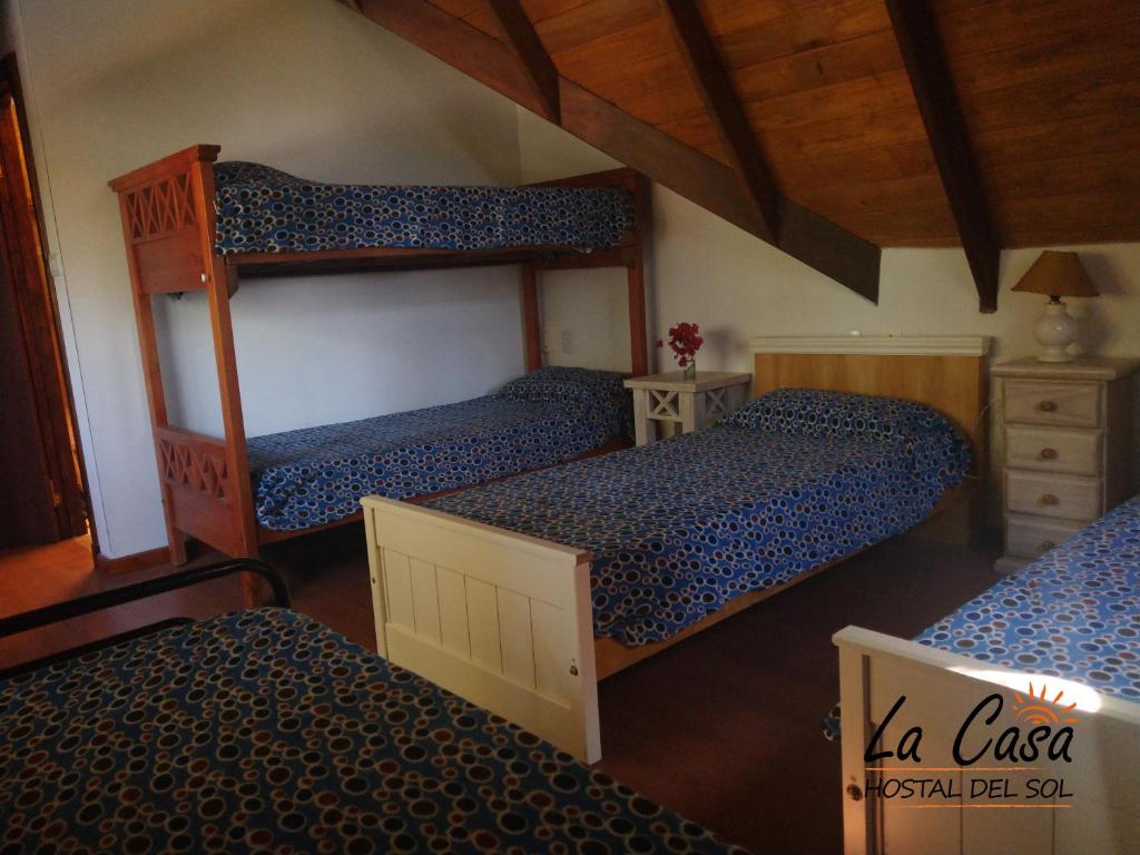 Postel nebo postele na pokoji v ubytování La casa de Hostal del Sol