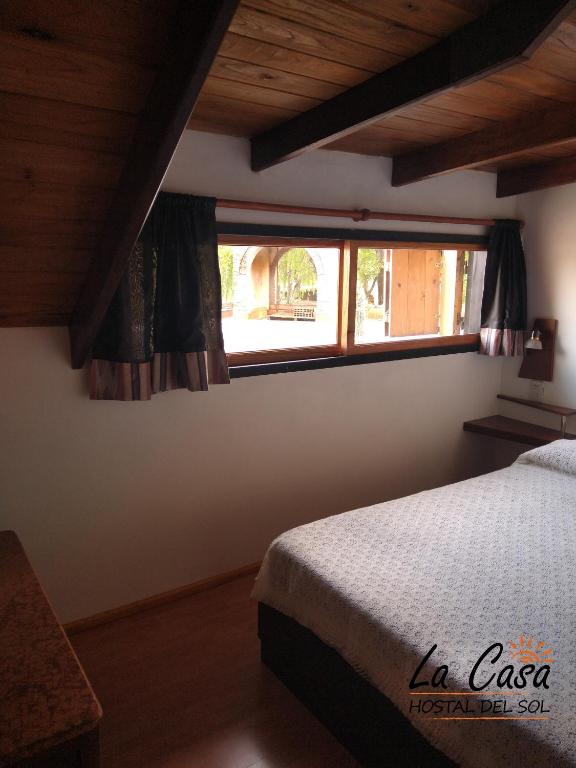 Postel nebo postele na pokoji v ubytování La casa de Hostal del Sol