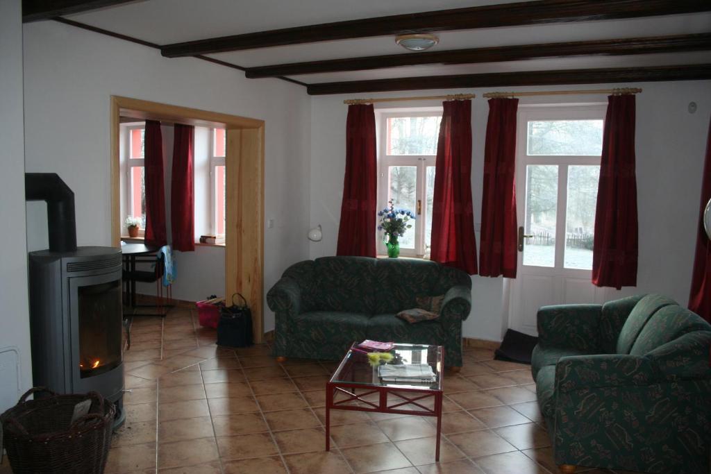 Posezení v ubytování Holiday House Javornik