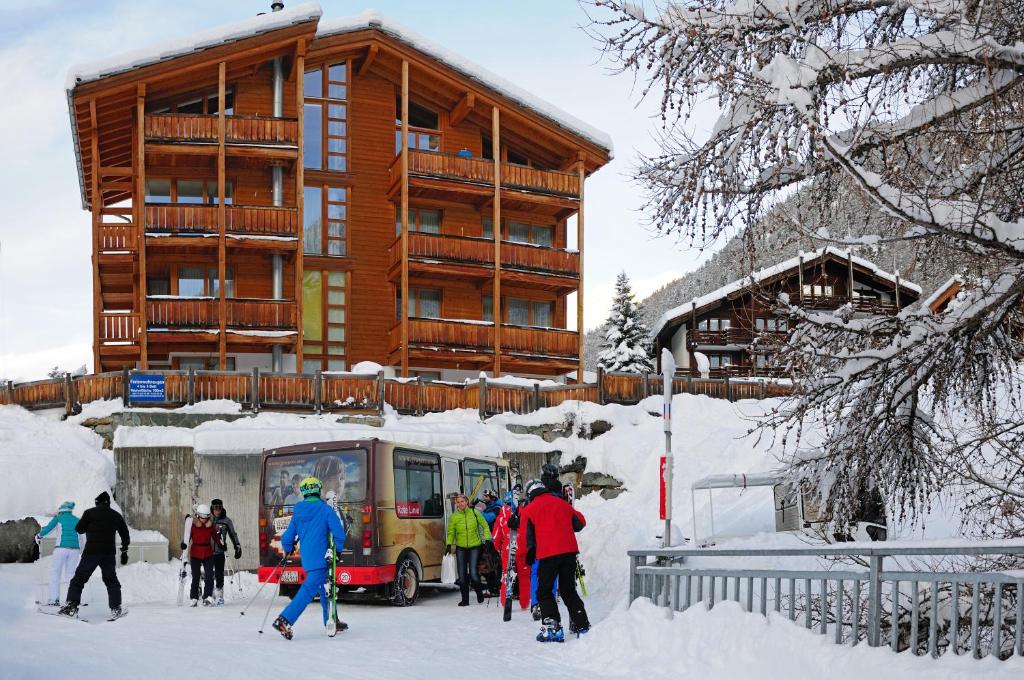 Chalet Z`Wichjehüs v zimě