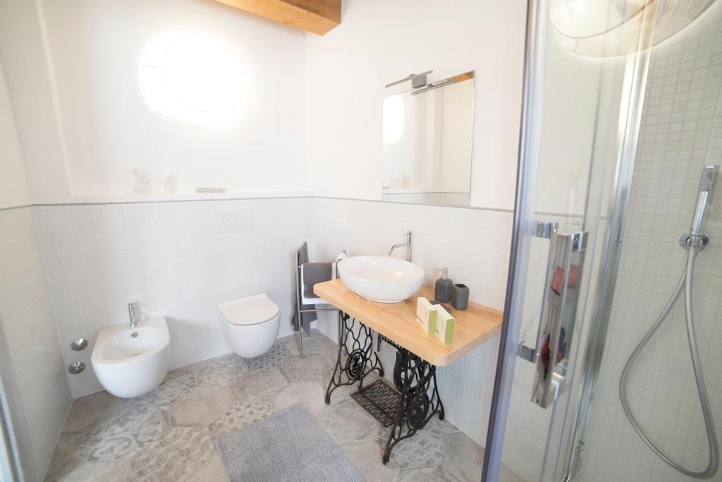 Koupelna v ubytování Aria di Vico Aparthotel