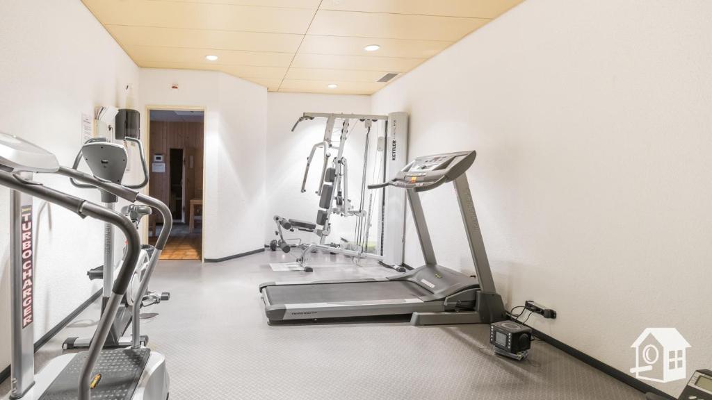 Fitness centrum a/nebo fitness zařízení v ubytování Ob Vierwaldstättersee