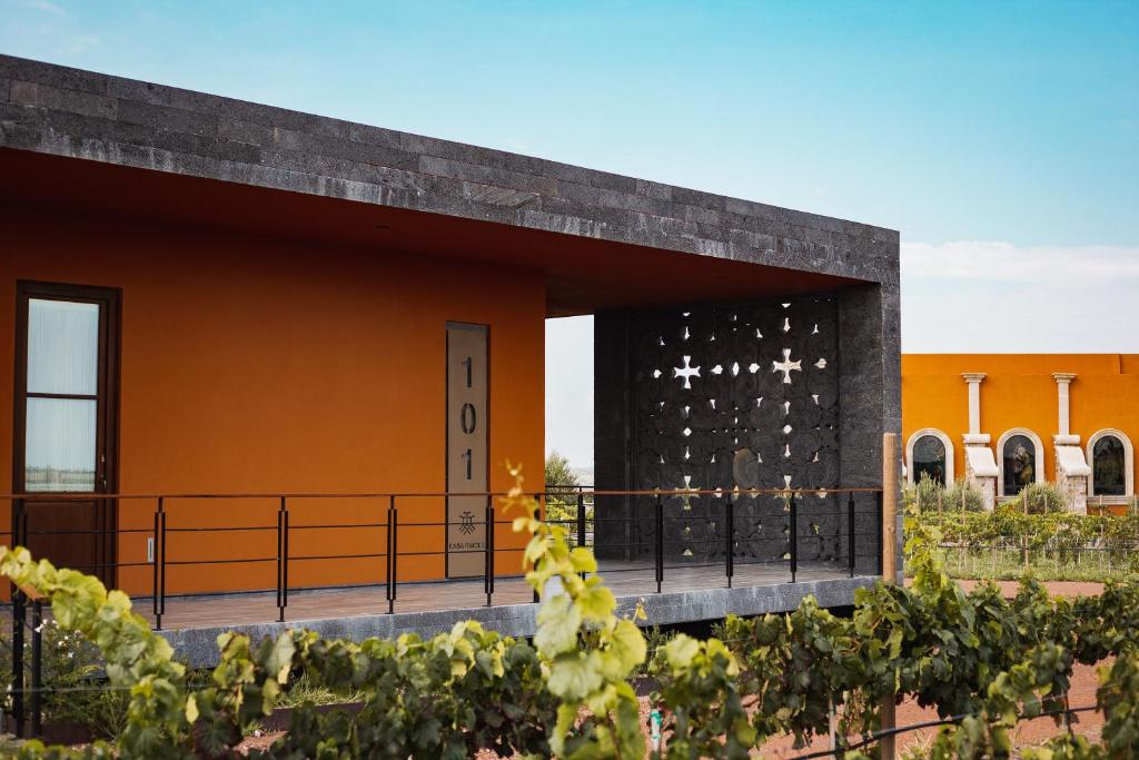 Zahrada ubytování Casa Raíces Hotel Luxury & Viñedo