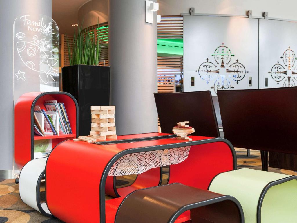 Posezení v ubytování Novotel Leuven Centrum