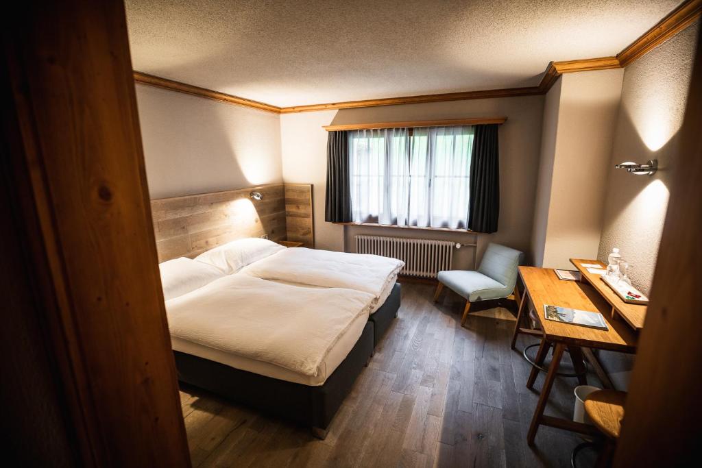Postel nebo postele na pokoji v ubytování Hotel Dieschen