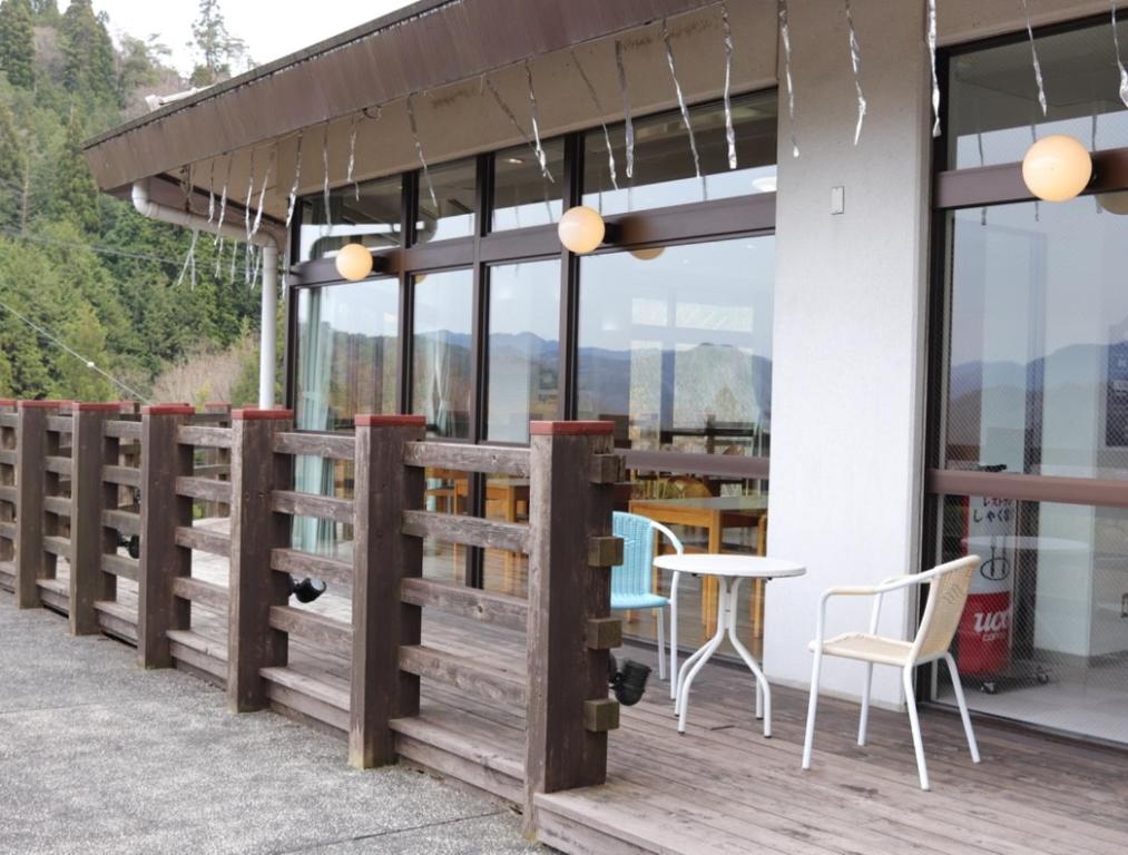 Balkón nebo terasa v ubytování Green Spa Tsutsuga
