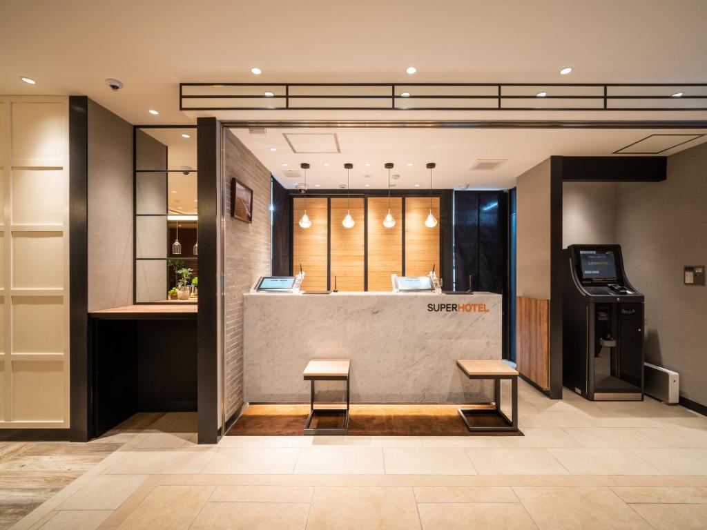 Posezení v ubytování Super Hotel Okayama Station Higashiguchi