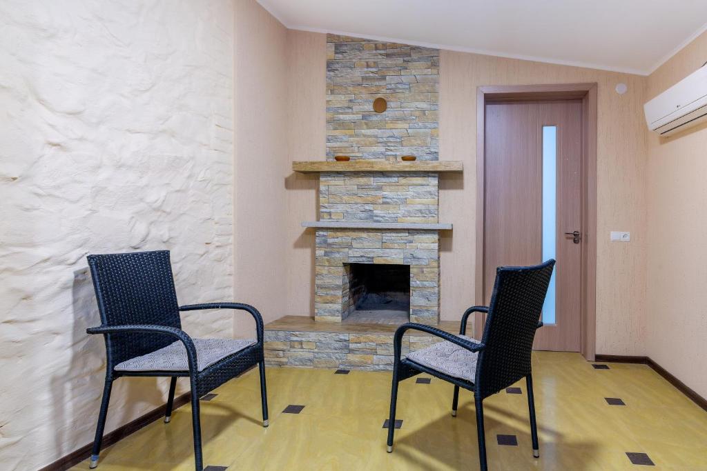 Posezení v ubytování Guesthouse Alvani