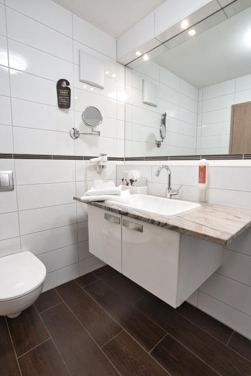 Koupelna v ubytování Gästehaus an der Sempt - Wohlfühlen auf dem Lande