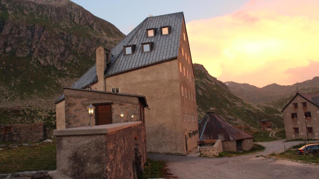 a rendering of a house in the mountains at Ospizio San Gottardo in Airolo