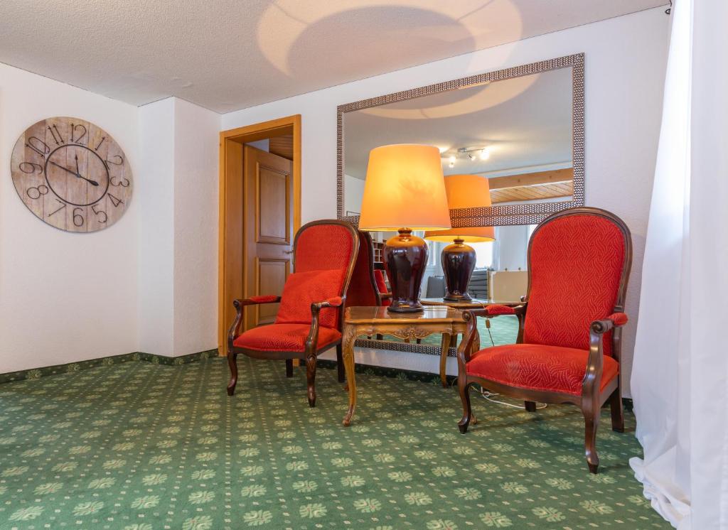 Area soggiorno di Chalet Weid - Aare Jungfrau AG