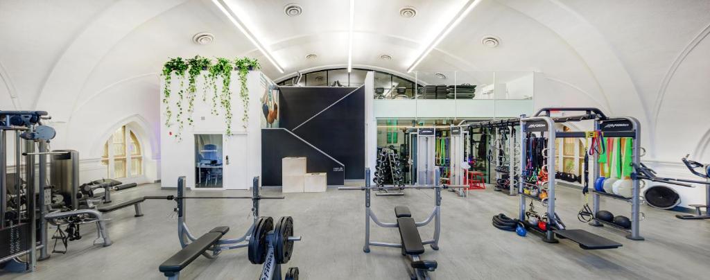 Fitness centrum a/nebo fitness zařízení v ubytování Hotel St.Thomas