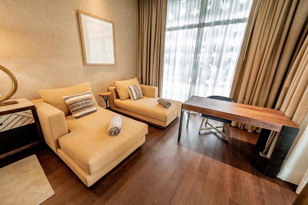 Posezení v ubytování Casa Raíces Hotel Luxury & Viñedo