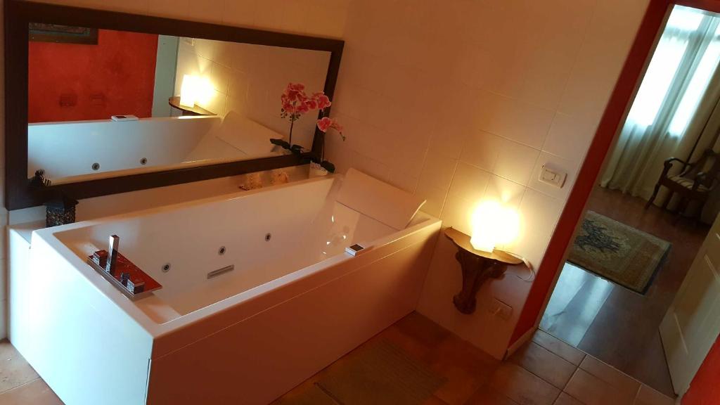 Koupelna v ubytování B&B Villa Fiorini